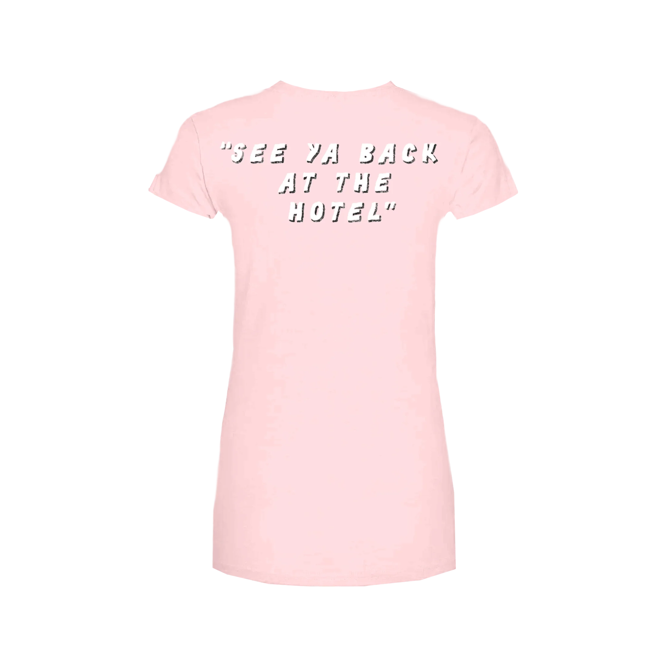 "Too Young To Fall In Love" Pink Tee - Image 3