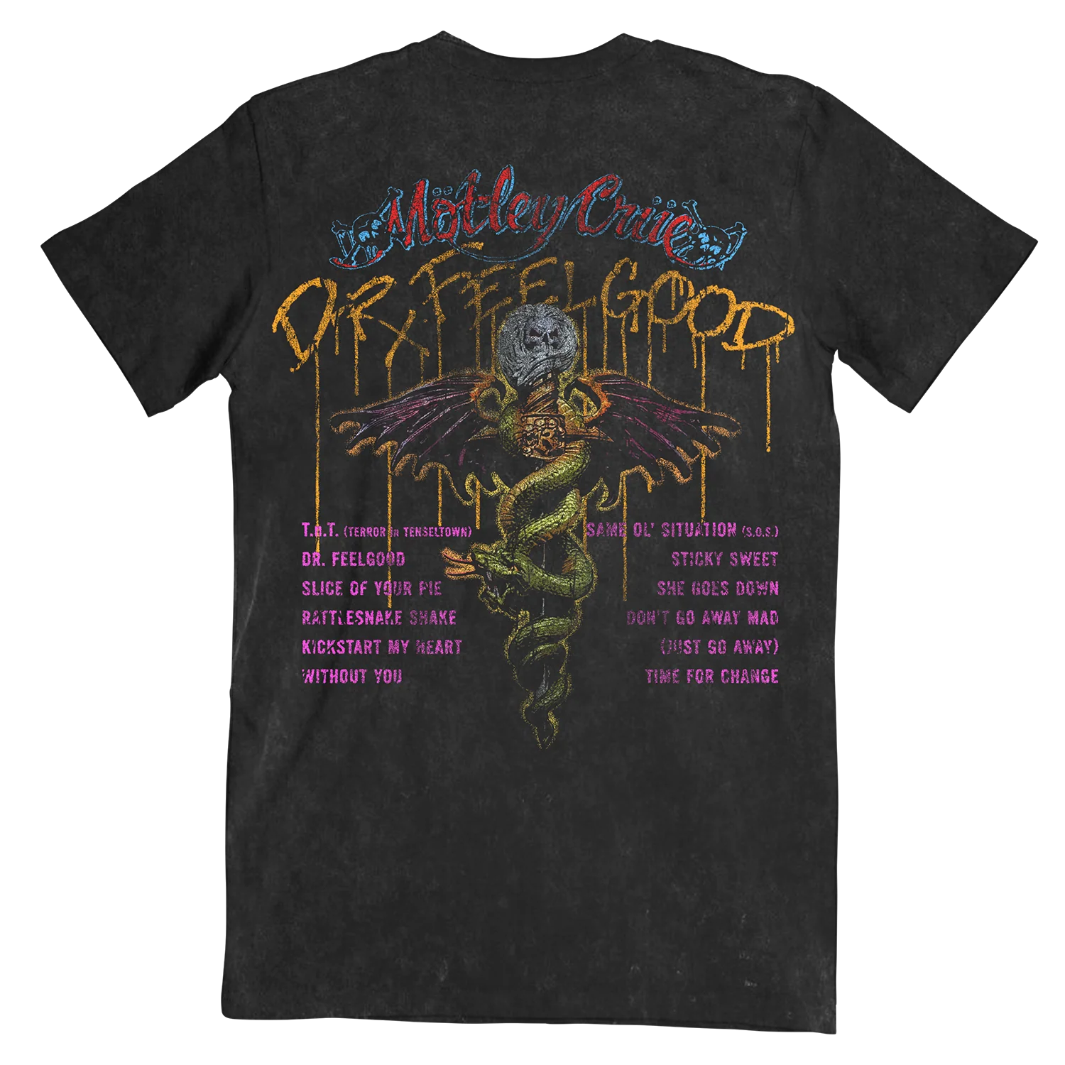 Vintage Dr. Feelgood Tracklist Oversized Tee - Image 3